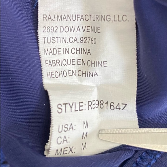 🇺🇸Cute Navy Drape Swim Top - Picture 9 of 10